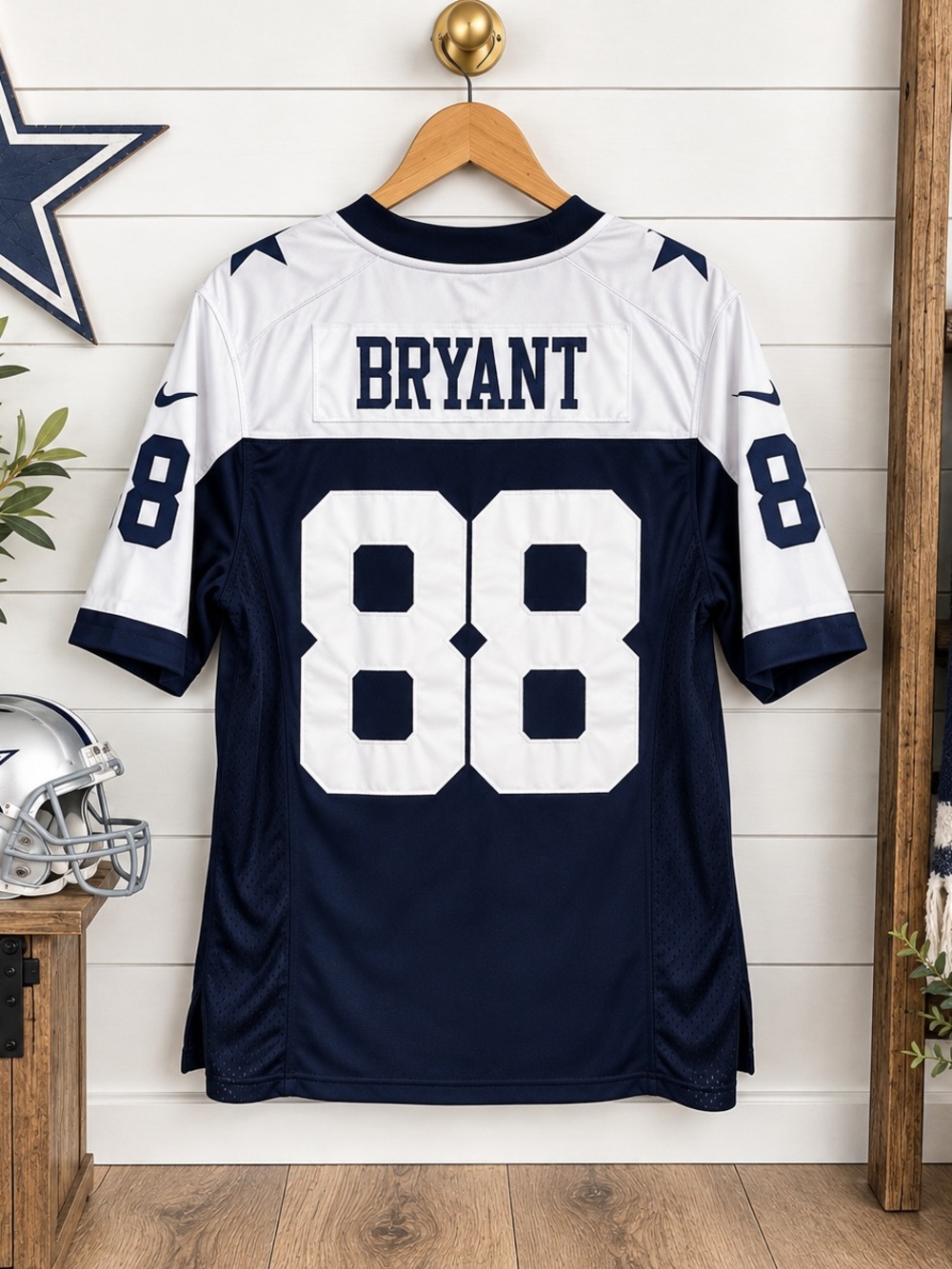 ⭐ Nike Dallas Cowboys Dez Bryant #88 NFL On Field Stitched Jersey Small